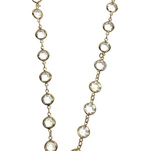 Pomian Golden Crystal Necklace